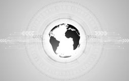Fundo moderno da tecnologia abstrata cinzenta ilustração royalty free Fundo moderno da tecnologia abstrata cinzenta ilustração royalty free