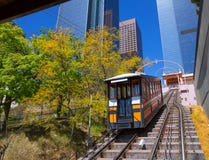 Funikuläres herein im Stadtzentrum gelegenes des Los Angeles-Engelsfluges lizenzfreies stockfoto Funikuläres herein im Stadtzentrum gelegenes des Los Angeles-Engelsfluges lizenzfreies stockfoto