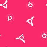 Funny bulbs with hearts and wings. Seamless red and white pattern for valentine`s day for stock illustration Funny bulbs with hearts and wings. Seamless red and white pattern for valentine`s day for stock illustration