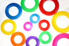 Funny Colorful Circles on a white background royalty free stock photo Funny Colorful Circles on a white background royalty free stock photo