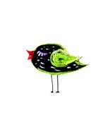 Funny Illustration Of Bird. Drawing By Colored Crayons Royalty Free Stock Photo Funny Illustration Of Bird. Drawing By Colored Crayons Royalty Free Stock Photo