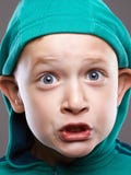 Funny kid. funny grimace emotion child stock image Funny kid. funny grimace emotion child stock image