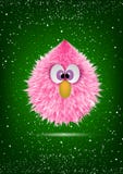 Funny Pink Baby Hairy Monster Face Cartoon Stock Photos Funny Pink Baby Hairy Monster Face Cartoon Stock Photos