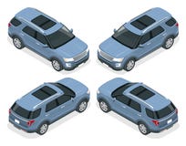 Fuori strada scriva l'automobile Trasporto moderno di VIP Illustrazione isometrica piana di vettore 3d Per i giochi di progettazi royalty illustrazione gratis Fuori strada scriva l'automobile Trasporto moderno di VIP Illustrazione isometrica piana di vettore 3d Per i giochi di progettazi royalty illustrazione gratis