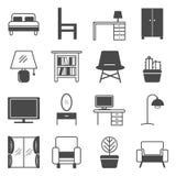 Furniture icon symbol on the white background royalty free illustration Furniture icon symbol on the white background royalty free illustration