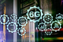 Future Communications Fast Technology. 6G Network Connection Concept. High Speed Mobile Wireless Technology. vector illustration Future Communications Fast Technology. 6G Network Connection Concept. High Speed Mobile Wireless Technology. vector illustration