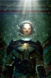 Futuristic astronaut in space suit Stock Image Futuristic astronaut in space suit Stock Image