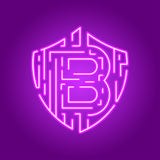 Futuristic digital background with bitcoin technology network concept royalty free illustration Futuristic digital background with bitcoin technology network concept royalty free illustration
