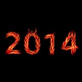 Futuristic new year 2014 fire look numbers. Vector illustration vector illustration Futuristic new year 2014 fire look numbers. Vector illustration vector illustration