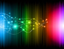 Futuristic Rainbow Lights Background for Poster stock illustration Futuristic Rainbow Lights Background for Poster stock illustration