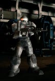futuristic soldat Arkivfoton futuristic soldat Arkivfoton