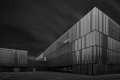 Futuristic view of the modern buildings Stock Images Futuristic view of the modern buildings Stock Images
