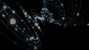 Futuristische Animation mit glühendem Farbänderndem Partikel-Streifengegenstand in der Zeitlupe, 4096x2304 Schleife 4K Futuristische Animation mit glühendem Farbänderndem Partikel-Streifengegenstand in der Zeitlupe, 4096x2304 Schleife 4K