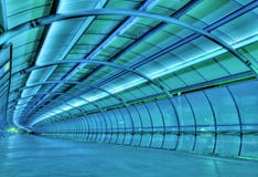 Futuristische tunnel vector illustratie Futuristische tunnel vector illustratie