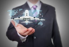 Futuristisches Hologramm der Weltreise lizenzfreie stockbilder Futuristisches Hologramm der Weltreise lizenzfreie stockbilder