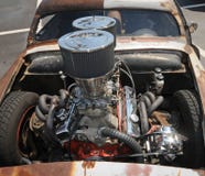 Futuristisches hotrod stockfotografie Futuristisches hotrod stockfotografie