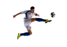 Fußballspieler in der Tätigkeit Fußballspieler in der Tätigkeit