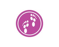 Fuß ilustration Logovektor für Geschäftsmassage, Therapeut vektor abbildung Fuß ilustration Logovektor für Geschäftsmassage, Therapeut vektor abbildung