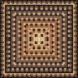 Fyrkantig modell för modern geometrisk grekisk vektor 3d panel mandala Tegelplatta Dekorativ texturerad abstrakt bakgrund Upprepa vektor illustrationer Fyrkantig modell för modern geometrisk grekisk vektor 3d panel mandala Tegelplatta Dekorativ texturerad abstrakt bakgrund Upprepa vektor illustrationer