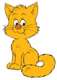 Färben Sie Katze gelb (Vektorc$clipkunst) Stockfotos Färben Sie Katze gelb (Vektorc$clipkunst) Stockfotos