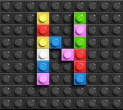 Färgrika bokstäver N av alfabetet från byggnadslegotegelstenar på svart legotegelstenbakgrund legobakgrund bokstäver 3d vektor illustrationer Färgrika bokstäver N av alfabetet från byggnadslegotegelstenar på svart legotegelstenbakgrund legobakgrund bokstäver 3d vektor illustrationer