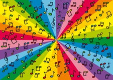 färgrika musikanmärkningar för bakgrund vektor illustrationer färgrika musikanmärkningar för bakgrund vektor illustrationer