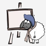 Får konstnär stock illustrationer Får konstnär stock illustrationer
