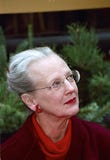 FÖR DESIGNJUL FÖR DROTTNING MARGRETHE STÄMPEL arkivbild FÖR DESIGNJUL FÖR DROTTNING MARGRETHE STÄMPEL arkivbild