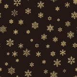För feriegarnering för glad jul effekt Sömlös modell för guld- snöflinga 10 eps stock illustrationer För feriegarnering för glad jul effekt Sömlös modell för guld- snöflinga 10 eps stock illustrationer