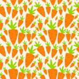 För modellbakgrund för morot sömlös vektor stock illustrationer För modellbakgrund för morot sömlös vektor stock illustrationer