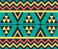 För modellbakgrund för vektor stam- mexicansk etnisk illustration stock illustrationer För modellbakgrund för vektor stam- mexicansk etnisk illustration stock illustrationer