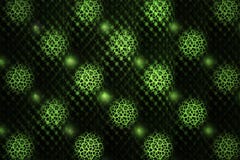 För smaragdgräsplan för abstrakt fractal magisk symmetrisk prydnad royaltyfri illustrationer För smaragdgräsplan för abstrakt fractal magisk symmetrisk prydnad royaltyfri illustrationer