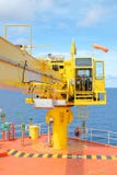 för wellheadfjärrkontroll för kran frånlands- plattform royaltyfri foto för wellheadfjärrkontroll för kran frånlands- plattform royaltyfri foto