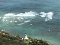 Förbise Diamond Head Lighthouse royaltyfri foto Förbise Diamond Head Lighthouse royaltyfri foto