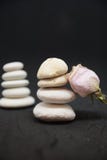 Företags zenstenar och meditationkiselstenar står högt kopplar av för zen för menings- och kropptornstenar arkivfoton Företags zenstenar och meditationkiselstenar står högt kopplar av för zen för menings- och kropptornstenar arkivfoton