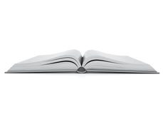 Förlöjliga upp den tomma öppnade boken med hardcovers som isoleras på vit bakgrund vektor illustrationer Förlöjliga upp den tomma öppnade boken med hardcovers som isoleras på vit bakgrund vektor illustrationer
