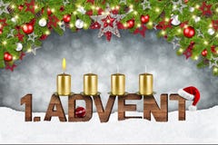 Första söndag i advent Arkivfoto Första söndag i advent Arkivfoto