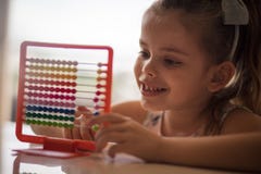 Förälskelse för matematik arkivfoto Förälskelse för matematik arkivfoto