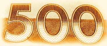 F?nfhundert Nr. 500 Makroabschlu? oben von goldenen strukturierten Zahlen als veranschlagender Symbolfahne stock abbildung F?nfhundert Nr. 500 Makroabschlu? oben von goldenen strukturierten Zahlen als veranschlagender Symbolfahne stock abbildung
