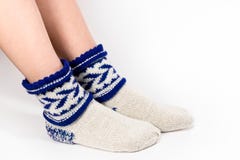 Füße wärmen Socken lizenzfreie stockfotos Füße wärmen Socken lizenzfreie stockfotos