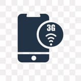3g vector icon isolated on transparent background, 3g transpare stock illustration 3g vector icon isolated on transparent background, 3g transpare stock illustration
