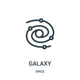galaxy icon vector from space collection. Thin line galaxy outline icon vector illustration royalty free illustration galaxy icon vector from space collection. Thin line galaxy outline icon vector illustration royalty free illustration