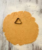 Galletas de los corazones del día de tarjetas del día de San Valentín fotos de archivo Galletas de los corazones del día de tarjetas del día de San Valentín fotos de archivo