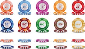 Gambling Chip For Poker Stock Image