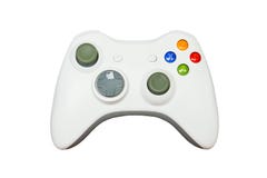 Game Controller On White Background Royalty Free Stock Images