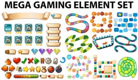 Game elements and template