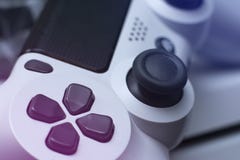 Game pad. Video game controller. Close up royalty free stock image Game pad. Video game controller. Close up royalty free stock image