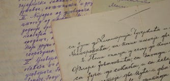 Gammal handskrift arkivbilder Gammal handskrift arkivbilder