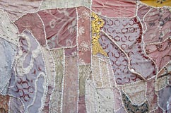Gammal indisk torkdukebakgrund och texturerar royaltyfri fotografi Gammal indisk torkdukebakgrund och texturerar royaltyfri fotografi