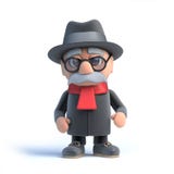 gammal man 3d vektor illustrationer gammal man 3d vektor illustrationer